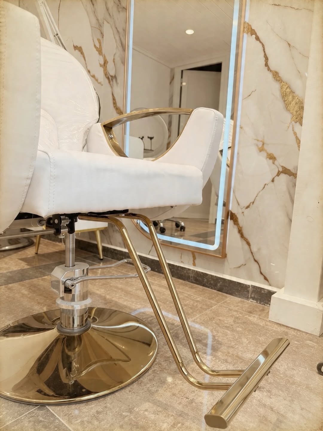Real styling chair inside Lotus Studio